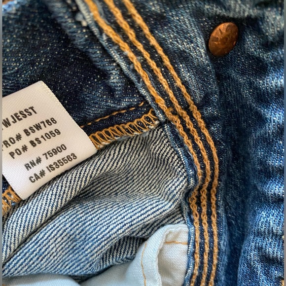 Vintage authentic Big Star Jessie mini jean skirt size 28 R BNWT Y2K - Picture 9 of 9